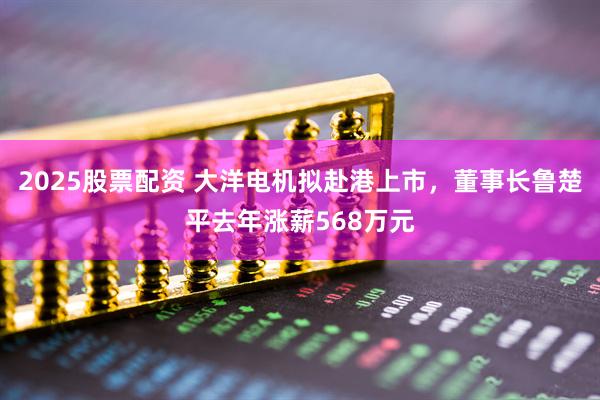 2025股票配资 大洋电机拟赴港上市，董事长鲁楚平去年涨薪568万元